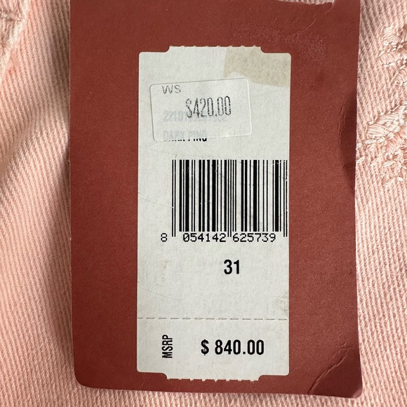 Etro Jeans With Embroidered Floral Detail Frayed hem Italy - Picture 13 of 16